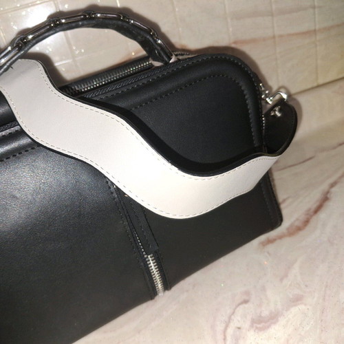 Shoulder bag black and white new