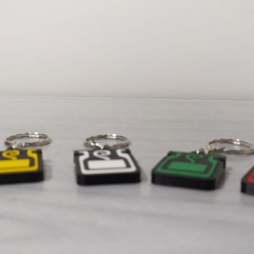 Monster Hunter Potions Keychains Set of 4 new