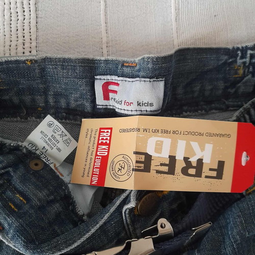 Children's new jeans with belt size 14