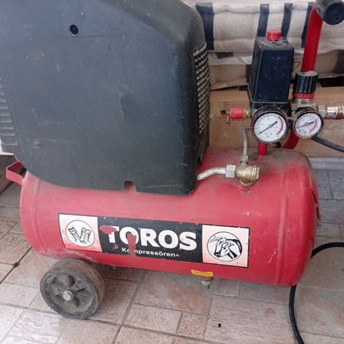 Toros Air Compressor like new for inflating gym balls