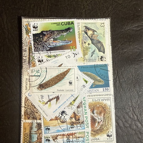 Wild Animals Stamp Collection new, WWF theme