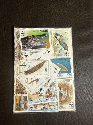 Wild Animals Stamp Collection new, WWF theme