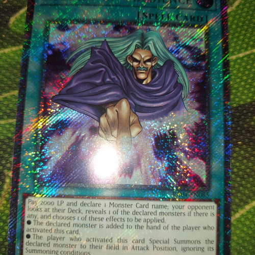 Lullaby of Obedience Platinum Secret Rare card like new