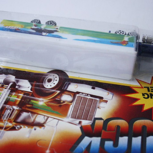 Vintage die cast metal trucks 3 pieces with sliding Mobil new