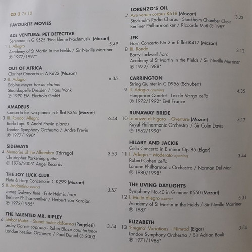 100 Best Film Classics 6xCD new, unplayed