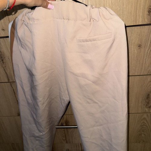 Trousers summer like new, size L, beige