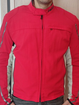 Motorcycle Jacket with Shoulder and Elbow Protection like new, size 56 (L-XL)