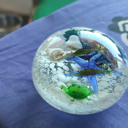 Crystal Ball with Sea Theme new