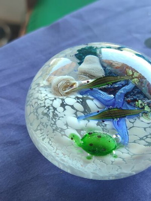 Crystal Ball with Sea Theme new