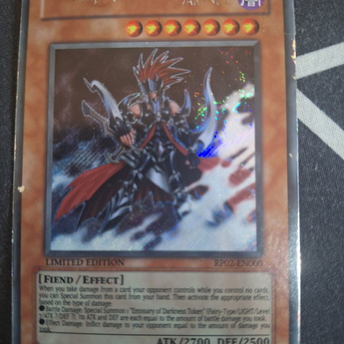 Gorz the Emissary of Darkness Yu-Gi-Oh! card used, vintage