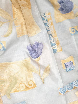 Set of 2 waterproof tablecloths 0.75x0.75, like new