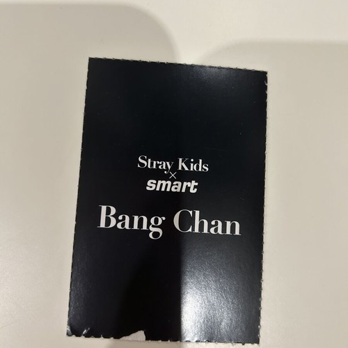 Stray Kids Japanese magazine Smart October 2022 original photocard Bang Chan