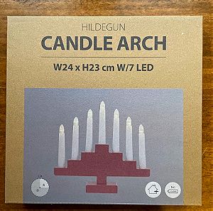Candle arch Κεριά σε σχηματισμό αψίδας