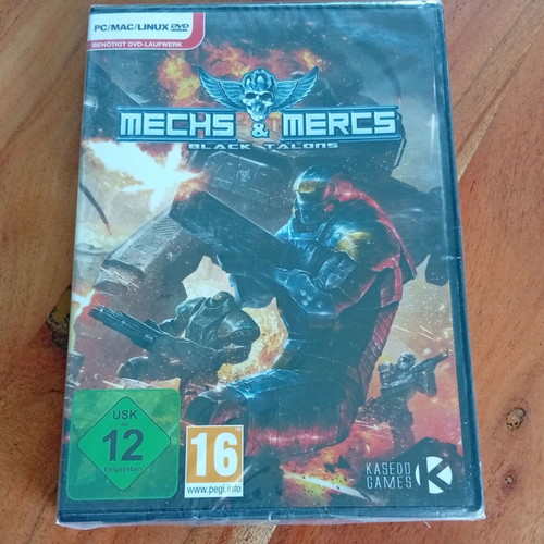 Mechs & Mercs Black Talons PC game, new sealed