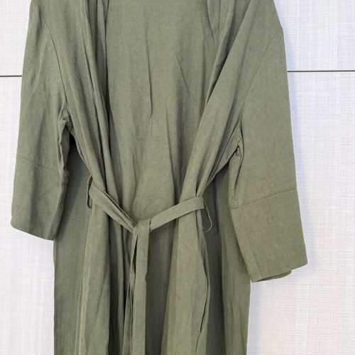 Vassia Kostara linen set like new, green blazer S/M and pants S