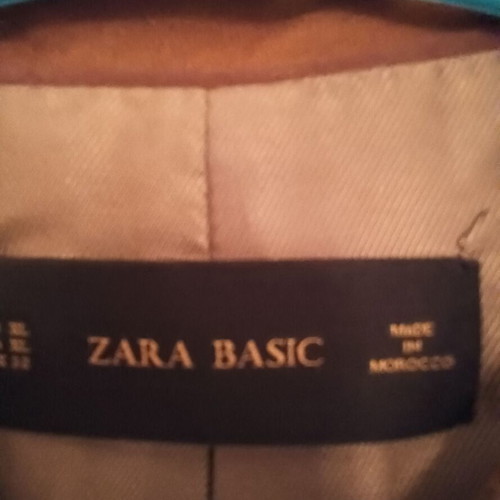 Zara short jacket without lapel new, brown, XL