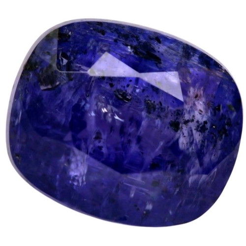 Natural Tanzanite 5.52 ct Cushion Cut new with certification