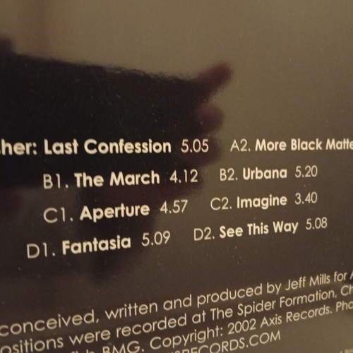 Jeff Mills At First Sight 2x Vinyl album used, electronic