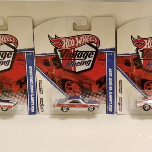 Hot Wheels Vintage Racing μεταλλικά αυτοκινητάκια, σετ 3