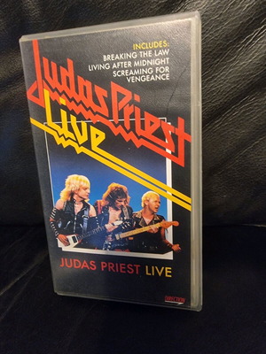 Judas Priest Live VHS used, Metal