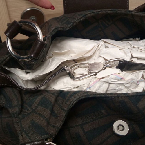 Versus bag brown like new shoulder