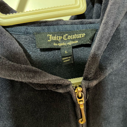 Juicy Couture cardigan dark blue with rhinestones like new