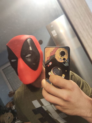 Deadpool Magnetic Mask 3D Printed New