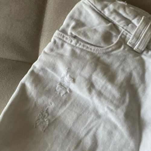 Zara white denim skirt-shorts, size 152 cm, age 12 years