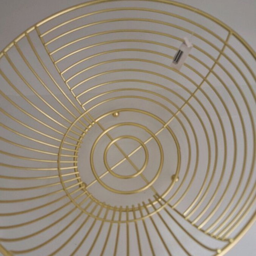 Fruit bowl gold metal new 28cm diameter ×13cm height