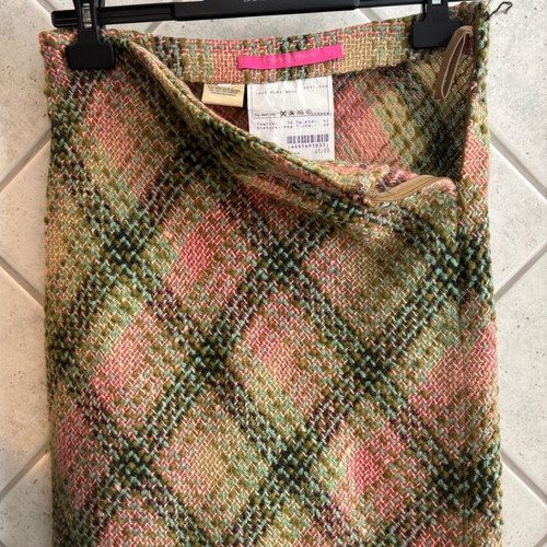Maxi skirt Emanuel Ungaro like new, wool plaid pattern