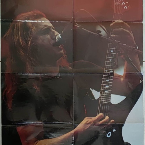 Double-sided poster Death, Deep Purple, Steel Prophet used from Metal Hammer