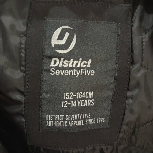 District75 black children's jacket like new, size 12-14