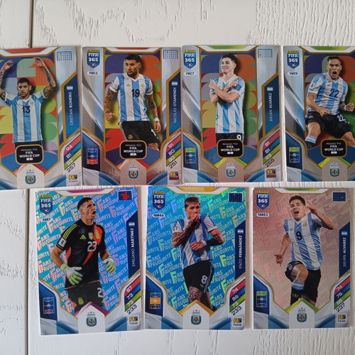 Adrenalyn XL 2026 8 cards like new, Argentina national team PANINI FIFA 365