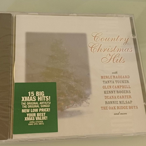 Country Christmas Hits CD new, country genre