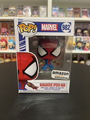 Funko Pop Marvel Spider-Man Mangaverse 982 like new Amazon Exclusive