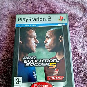 Ps2 game PES 5 pro evolution soccer 5