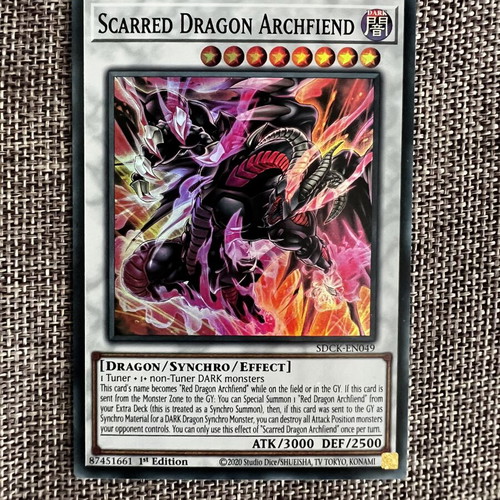 Scarred Dragon Archfiend Ultra Rare Mint Yu-Gi-Oh! Card
