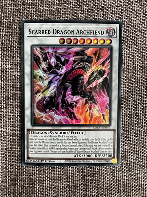 Scarred Dragon Archfiend Ultra Rare Mint Yu-Gi-Oh! Card