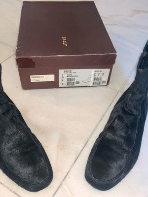 Bally Pony Black Boot No42 like new