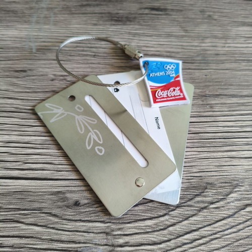Luggage Tag Athens 2004 Coca-Cola collectible, like new