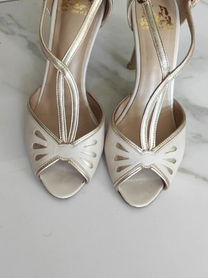Leather handmade sandals like new, size 38