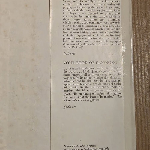 Basketball Coaching & Playing vintage book used