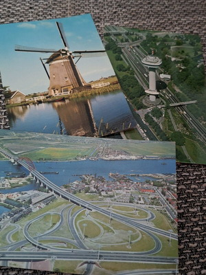 Old postcards of the Netherlands, pack of 6