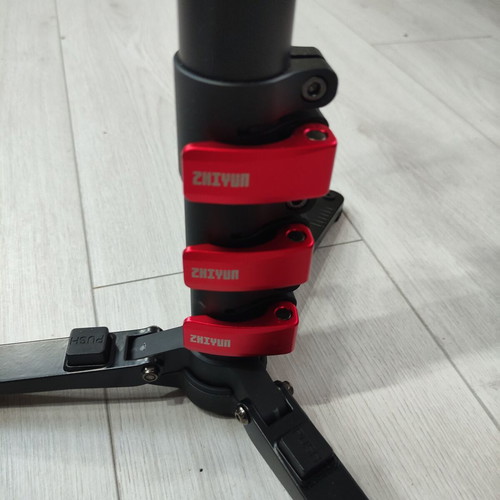 Zhiyun TransMount Telescopic Monopod with Tripod Feet and Extension Grip like new