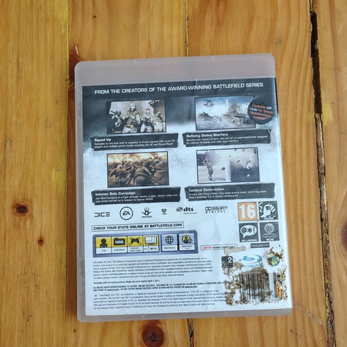 Battlefield Bad Company 2 PS3 game used, no manual