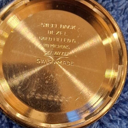 Zenith Automatic Swiss Made men's watch like new, gold plated