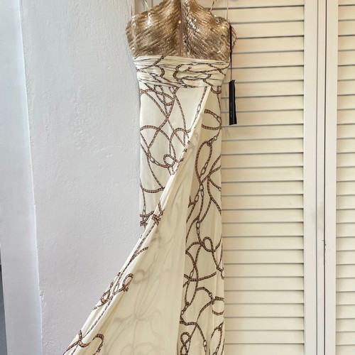 Maestri dress from Atelier Primalicia used, gold ecru