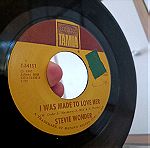 Lp 45 rpm Stevie Wonder i was made to love her & hold me Tamla records 1967