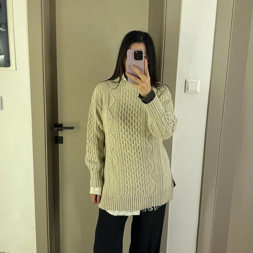 Tailor Made Knitwear pullover beige like new, one size