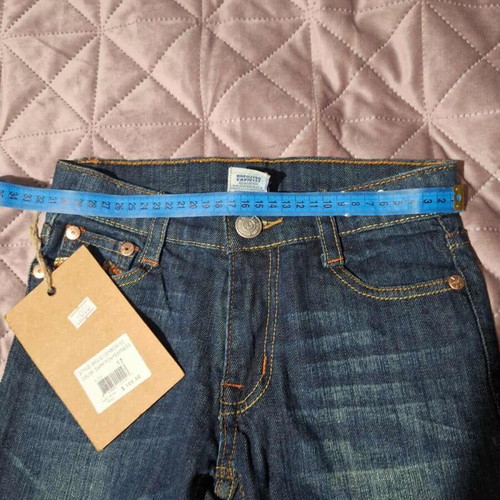 True Religion kids' jeans size 12 new, dark ponyexpress skinny fit